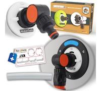 MaJoCompTec® WATERTWIN Water Tank Cap with Water Connection | Water Tank Cap Filling Adapter for Water Filler Nozzle | Motorhome Caravan Accessories (Flex Version, Adapter 3-PIN D: 78)