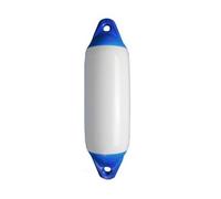 Majoni - Starfender Size 1 Cylindrical Fender 12cm x 45cm - White with Blue Top