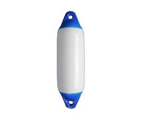 Majoni - Starfender Size 1 Cylindrical Fender 12cm x 45cm - White with Blue Top