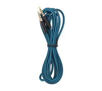 MAJONMMERD 3.5mm Headset Cable 5 Pole to 4 Pole 2m Gold Plated | 3.5mm Male Plugs, Oxygen Free Copper, Braided Wire, Astro A10 A30 A40 Compatible, One PC Gaming