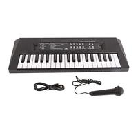 MAJONMMERD 37 Key Electric Keyboard Piano with Microphone and Recording Function, 8 Tones 6 Songs 5 Rhythms 5 Percussion, Dual Power Supply, Portable Size for Kids Beginners