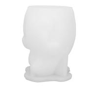 MAJONMMERD 3D Bunny Silicone Mold Set, Flexible Silicone Craft Mold for Easter Candles and Resin Crafts, 2 Sizes for Bunny Decor (A08B-1 10.3x8x7.8cm / 4.1x3.1x3.1in)