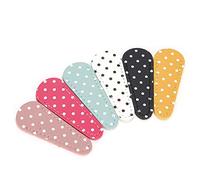 MAJONMMERD 6 Pieces PU Scissors Case, Polka Dot Faux Leather Case with Fine Stitches for Craft Sewing Dressmaking Gift