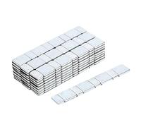 MAJONMMERD 60g 2.12oz Adhesive Wheel Balancing Weights, 5g 10g 25 Strips Stick on Tire Weight Balancer for Wheels with Blue Tape (5g+10g*25 strips)