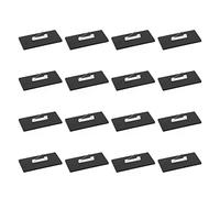MAJONMMERD Blank Name Badges Name Tags ID Badges Work 16pcs MDF DIY Custom Pins Employee Conference Exhibition Handcrafting Rounded Corners Compact Portable with Pin Back for Engraving