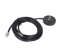 MAJONMMERD BNC Magnetic Mount BNC Antenna Mount Magnetic Base Female to Male 5m RG58 Coaxial Cable 50 Ohm Base for CB Radio Vehicle Radio 2 Way