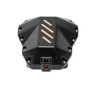 MAJONMMERD Brass RC Crawler Diff Cover Black Gold RC Crawler Differential Cover Front Rear Axle Counterweight Easy Install for MK07 Off Road Upgrade