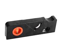 MAJONMMERD Chamfer Plane for Wood Aluminum Alloy Hand Planer 6.1 X 2 X 0.8in with Bubble Level High Carbon Steel Blade for Corner Trimming Woodworking Users (Black)