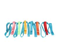 MAJONMMERD Children's Running Rope, Children's Safety Leash with Colorful Handles. Prevents Running Away and Teaches How to Arrange. Durable Webbing Material, for 12 Ki