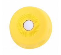 MAJONMMERD Dog Lick Bowl Dog Liquid Treat Bowl Slow Feeder Lick Mat Anti Spill Anti Slip Bottom Easy to Clean Food Grade Silicone PP with Liquid Food and Mental Stimulation for Senior (Yellow)
