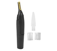 MAJONMMERD Electric Facial Hair Trimmer, Men Nose Trimmer Ear Beard Detachable Washable Cutter Head Double Blades with Flexible Floating Head for Home Travel Shaving