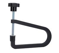 MAJONMMERD Folk Guitar Bridge Clamp Cast Steel Deep Throat U Clamp with Large Knob for Guitar Repair Luthier Tools R260 Black