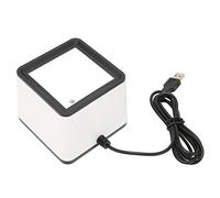 MAJONMMERD Hands Free Barcode Scanner Desktop Barcode Scanner Hands Free USB 1D 2D QR Code Reader Fast Decoding Accurate Reading with Automatic Scanning for Mobile Payments