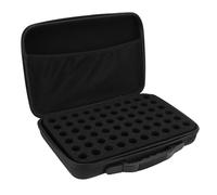 MAJONMMERD Ink Storage Case, Holds 60 Bottles of Alcohol Ink or Paint with Foam Inlay and Inner Storage Pocket for Artists Beginners and Children