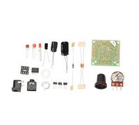 MAJONMMERD LM386 Audio Amplifier Kit, FR4 A PCB LM386 Amplifier Module DC 3 to 12V, 37 X 41mm with Power Indicator, Easy Soldering, for Audio Projects Electronics Learners