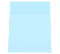 MAJONMMERD Memo Pad PET Translucent Note Pads 50 Sheets 3.7 X 2.8 in Self Adhesive Memo Pad Thick Paper for Students Teachers Office Home Reading Notes (Blue (50 photos))