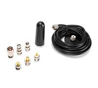 MAJONMMERD Mini Car Antenna Dual Band VHF UHF, 5m RG-58 Feeder | PL259 Connector Compatible, 60W Max Power, Metal Construction, for Radios