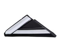MAJONMMERD Mirror Plate Black Chrome Plastic Corner Trim Direct Replacement Easy Install Front Door Mirror Cover for 2013 to 2018 Models Exterior Upgrade (Right: DS73F16004BD69B8)