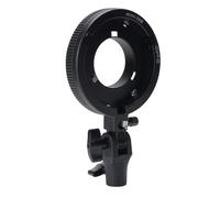MAJONMMERD Mount Adapter Holder, Flash Mount Holder for LED Light Softbox Umbrella with 180 Degree Tilt Universal Light Stand Interface