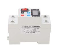MAJONMMERD Over Under Voltage Protector Flame Retardant PC Voltage Protector 240V to 300V 40A Adjustable Auto Reset Display for Home Workshop Appliances