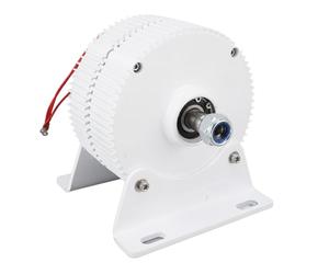 MAJONMMERD Permanent Magnet Generator 12V Three Phase Alternator Aluminum Alloy Synchronous Dual Shaft Design Compact Base Mount for Vertical or Horizontal Wind Turbine Use (400W)