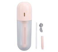 MAJONMMERD Portable Mini Humidifier, 800mAh Battery USB Rechargeable 100ml Tank Nano Fine Mist Auto Shut Off Cordless for Bedroom Office Travel Car Plants (Pink)