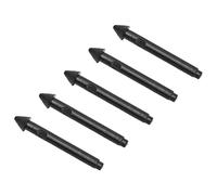 MAJONMMERD Pro Stylus Pen Tips, 5 Pieces 2H ABS Replacement Tips for Pro | High Sensitivity Accurate Writing, Fine Glossy Rubber Tip, Reduce Screen Friction, Easy Installation, Compatible with Book