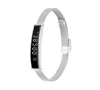 MAJONMMERD Smart Bracelet Fitness Tracker Fitness Tracker Watch Activity Bluetooth 5.3 APP Remote Camera Control Sports Modes for IOS Running Cycling Swimming (Silver)