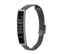 MAJONMMERD Smart Bracelet Fitness Tracker Fitness Tracker Watch Activity Bluetooth 5.3 APP Remote Camera Control Sports Modes for IOS Running Cycling Swimming (Black)