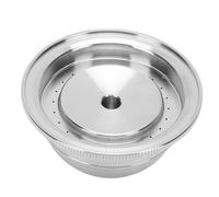 MAJONMMERD Stainless Steel Reusable Coffee Pod, Refillable Capsule with Brush and Spoon for Plus Coffee Machine (230ML)