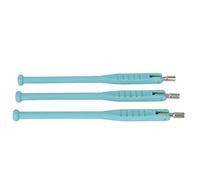 MAJONMMERD Tire Valve Stem Puller, Metal Plastic Valve Stem Core Remover Set 7mm 3pcs Universal Tyre Repair Tool for Car Truck Tire Installation and Removal (Blue)