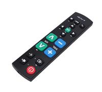 MAJONMMERD TV Remote Control Television Remote Replacement Controller with Big Buttons Tactile Feedback No Pairing 2 AAA Batteries Not Included for TVs