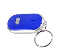 MAJONMMERD Voice Activated Key Finder Sound Activated Keychain Locator Voice Control Key Chain Whistle Beep Flash Light 7 Metres with Built In Battery for Wallet Pet Bag Child (Blue)