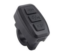 MAJONMMERD Wireless Phone Controller, Bluetooth 5V IPX6 100 Hours Playtime 1 Hour Fast Charge 15M Range for iOS Cycling Bike (Black)