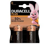 Duracell C Alkaline Batteries Plus Power MN1400 LR14 1.5V 2 Pieces