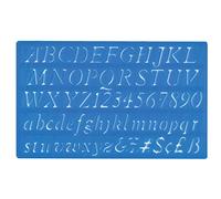 Major Brushes 20 mm Italic Lettering Stencil