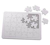 Major Brushes 30 Piece Blank A4 Jigsaw Make Your Own Puzzle Kids Craft Activity (2 x Blank Puzzles)