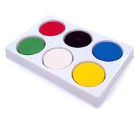 Major Brushes 6-Well Block Palette with Paint