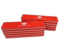 Major Brushes Artist Watercolour Red Paint Tin 12 Blocks - Pack of 10