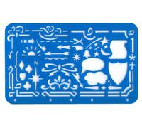 Major Brushes Artistic Template Stencil