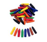 Major Brushes Assorted Chubby Wax Crayons - Pack of 40