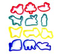 Major Brushes Assorted Dough Cutters - Pack of 12