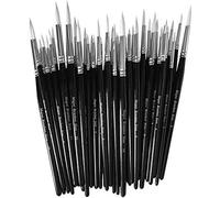 Major Brushes Assorted Synthetic Sable Brushes (Class Pack of 50)