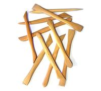Major Brushes Boxwood Clay Knives Tools - Pack of 10