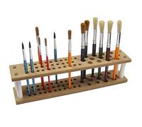 Major Brushes MDF Wooden Paint Brush Holder Stand (45 Brush Capacity)