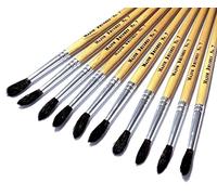 Major Brushes Pure Squirrel Brushes Size 7 - Pack of 10