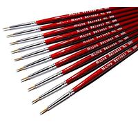 Major Brushes Sable Brush Size 000 - Set of 10