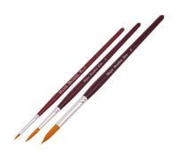 Major Brushes Sable Substitute Brush, Pack 10 - Size 2