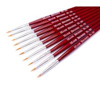 Major Brushes Sable Substitute Brush Size 00 - Set of 10