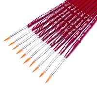 Major Brushes Sable Substitute Brush Size 1 - Set of 10